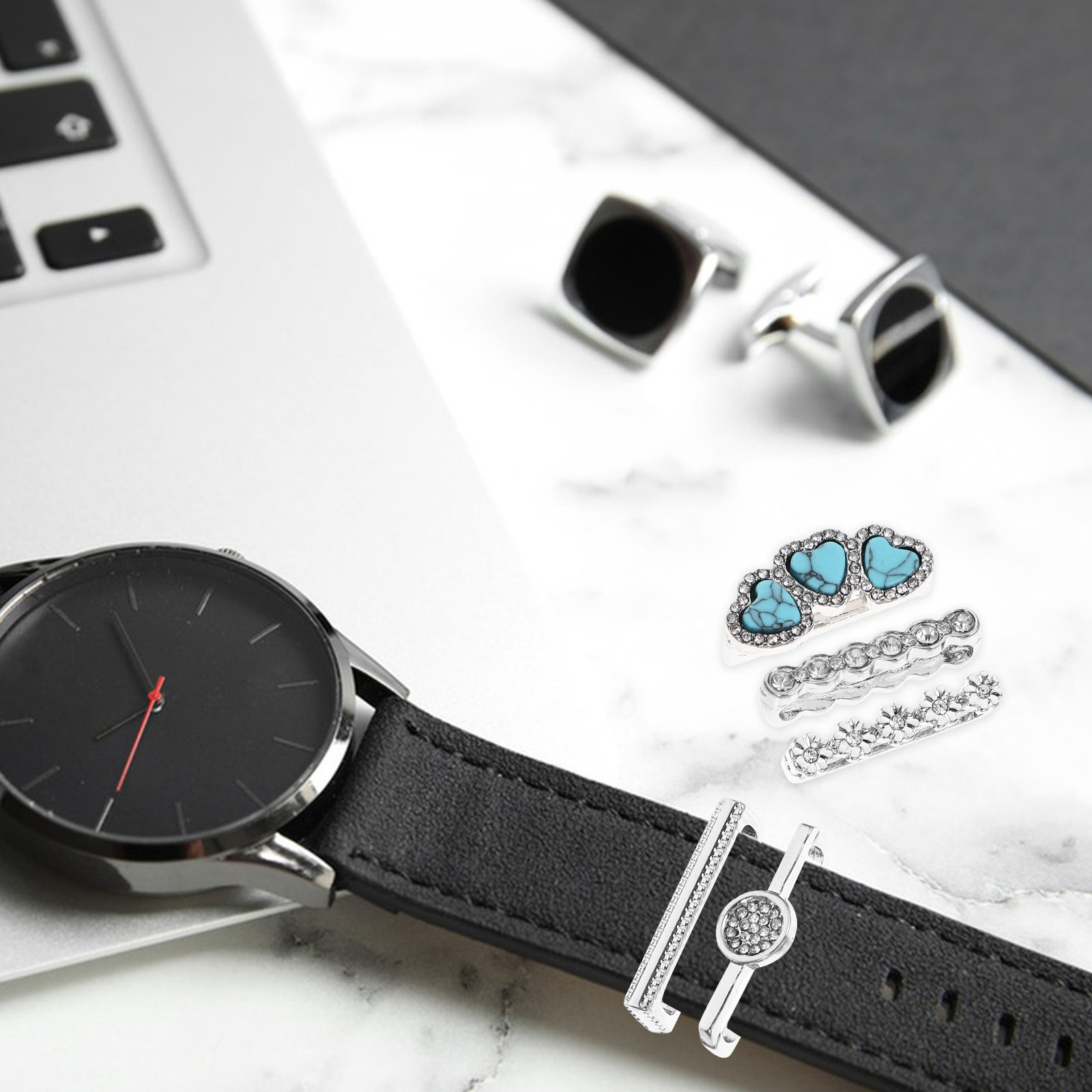Smartwatches - 5 Buah Cincin Hiasan Tali Jam