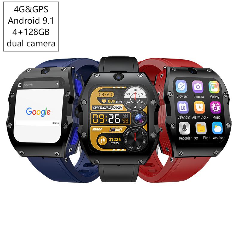 Smartwatches - Smartwatch Android 4G 4+128GB GPS Kamera