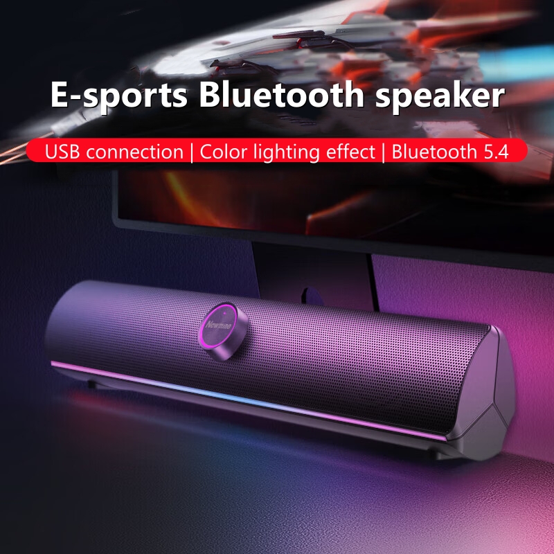 Rgb Computer Soundbar For Pc - Soundbar Gaming, Speaker USB Satu Kabel
