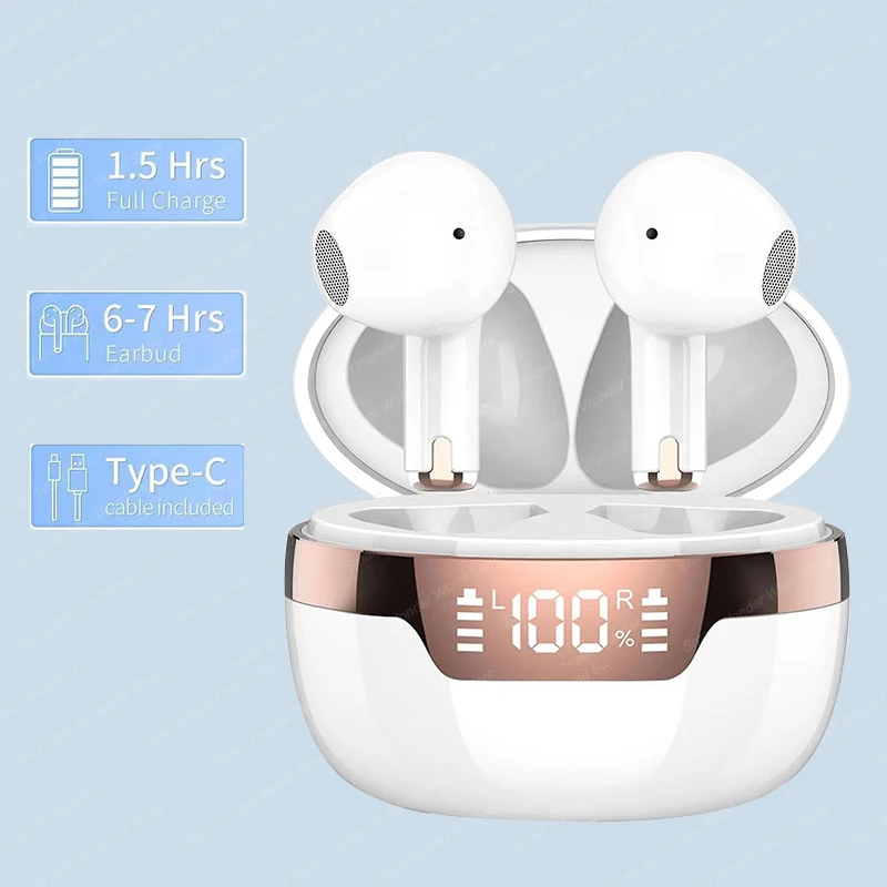 Open Ear Air Conduction Headphones - J97 TWS Earphone Bluetooth tanpa kabel,
