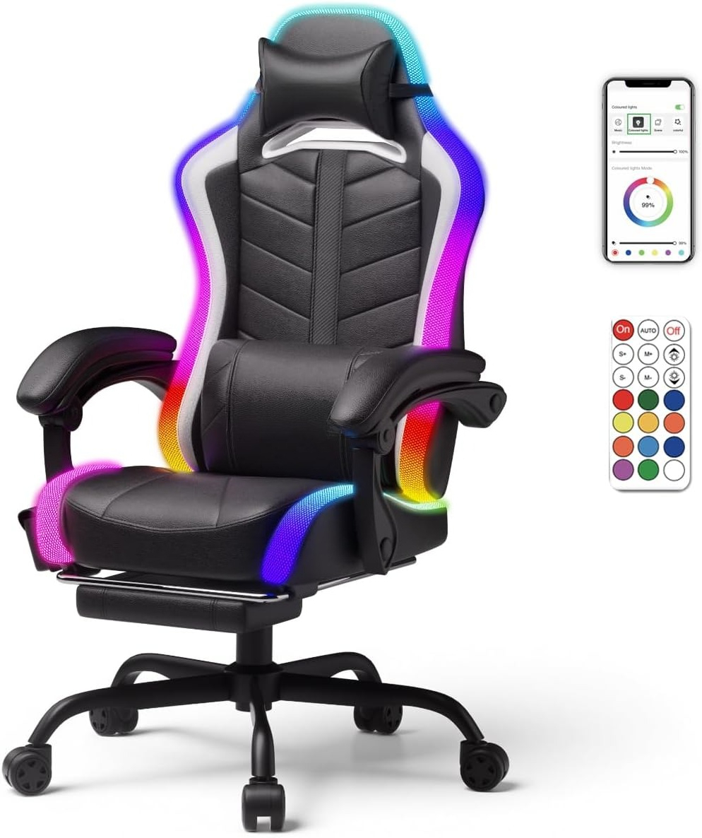 Speakers - Kursi Gaming Kulit PU Premium Desain
