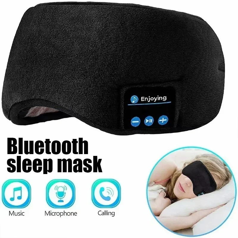 Sleep Mask Headphones Bluetooth - Masker Mata 3D Headphone Bluetooth Musik