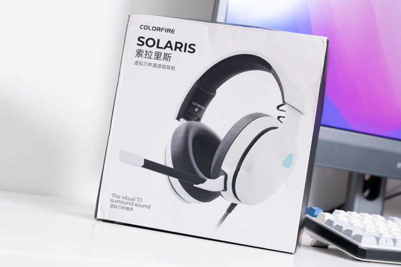 Gaming Headset With Mic Rgb - Colorfire Solaris Headset Berkabel USB Headphone
