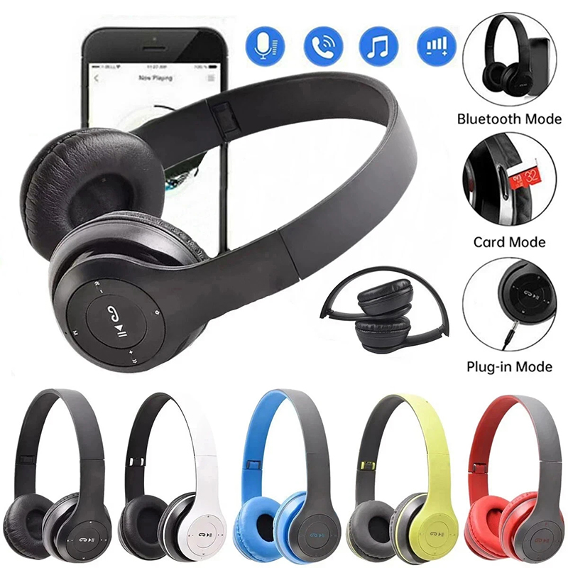 Anc Wireless Over Ear Headphones - Headset Bluetooth Earphone Nirkabel Over Ear