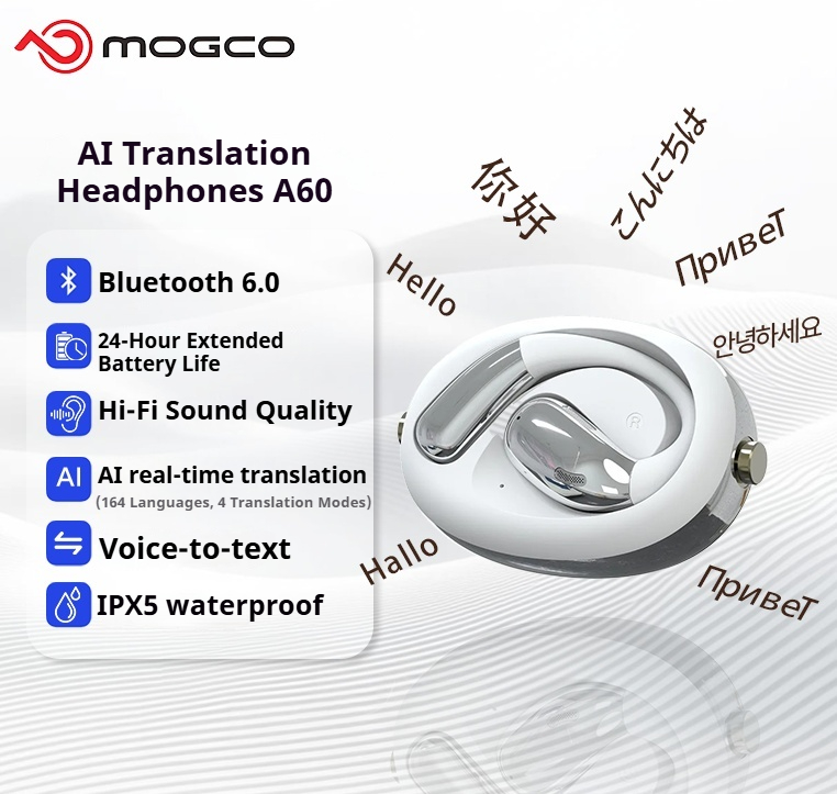Headphones - A60 Business AI Translator Earbuds 164