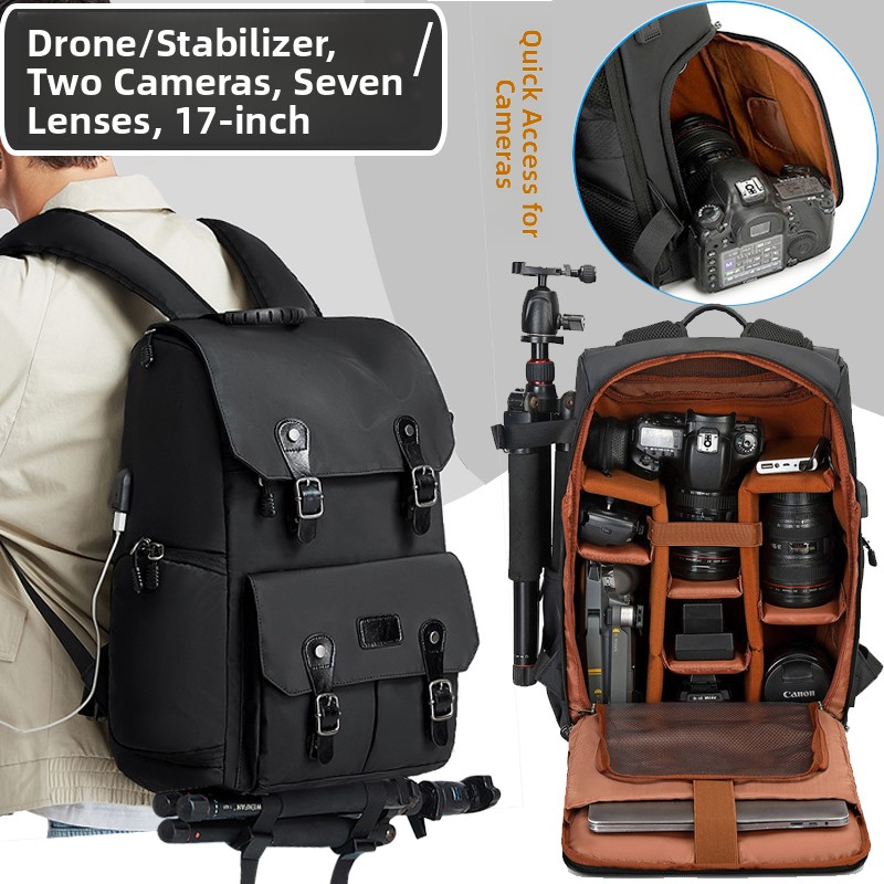 Drones - Tas Kamera DSLR Profesional Ransel Kapasitas