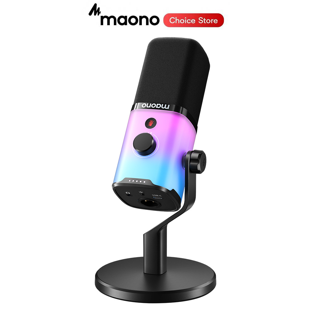 Gaming Headset With Mic Rgb - MAONO PD100X mikrofon Gaming, mikrofon dinamis