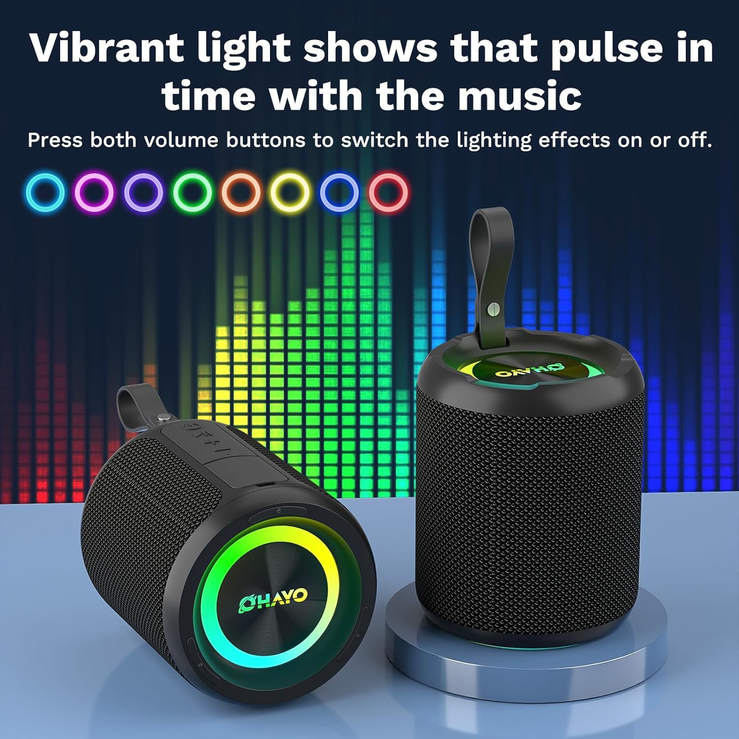 Portable Bluetooth Speaker Waterproof Ipx7 - OHAYO Speaker Bluetooth Portabel Nirkabel 40W