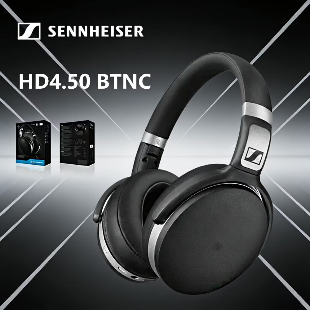 Anc Wireless Over Ear Headphones - Sennheiser HD 4.50 BTNC Asli, Headphone