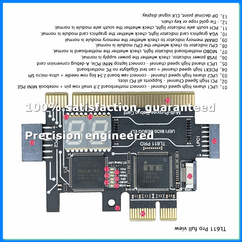 Laptops - Kartu Diagnostik TL611 PRO Kartu Diagnostik
