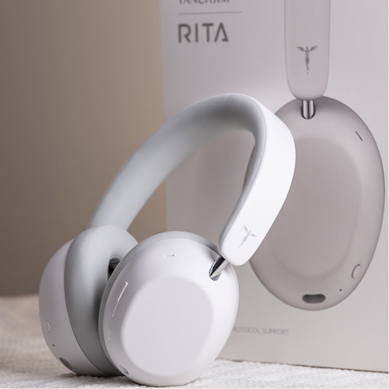 Anc Wireless Over Ear Headphones - TANCHJIM RITA Headset Bluetooth HiFi Nirkabel/Berkabel