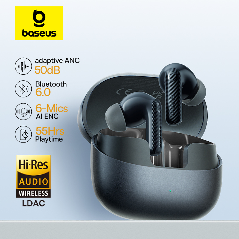 Sleep Mask Headphones Bluetooth - Baseus EP10 Pro ANC Earbuds Nirkabel