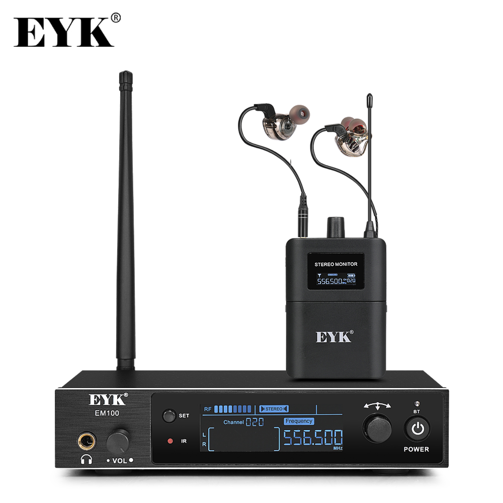 In Ear Monitors For Singers - EYK EM100 instrumen tidak kabel, instrumen