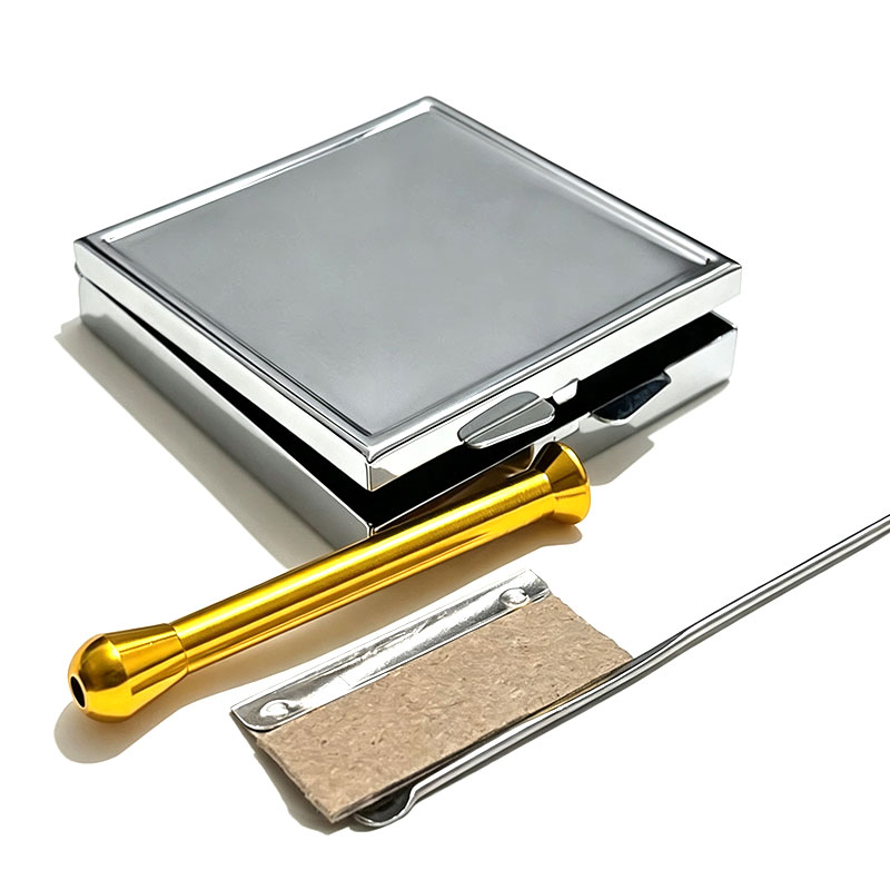 Laptops - 1 Set Perlengkapan Rokok Logam Portabel,