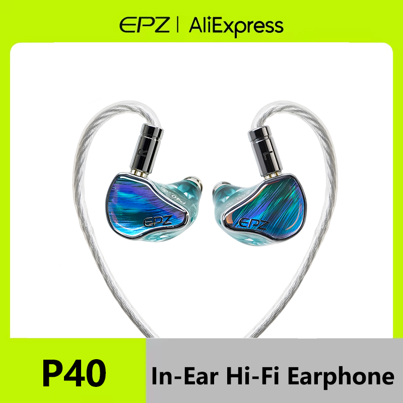 Planar Magnetic Iem Earphones - EPZ P40 Earphone In-Ear HiFi IEMs