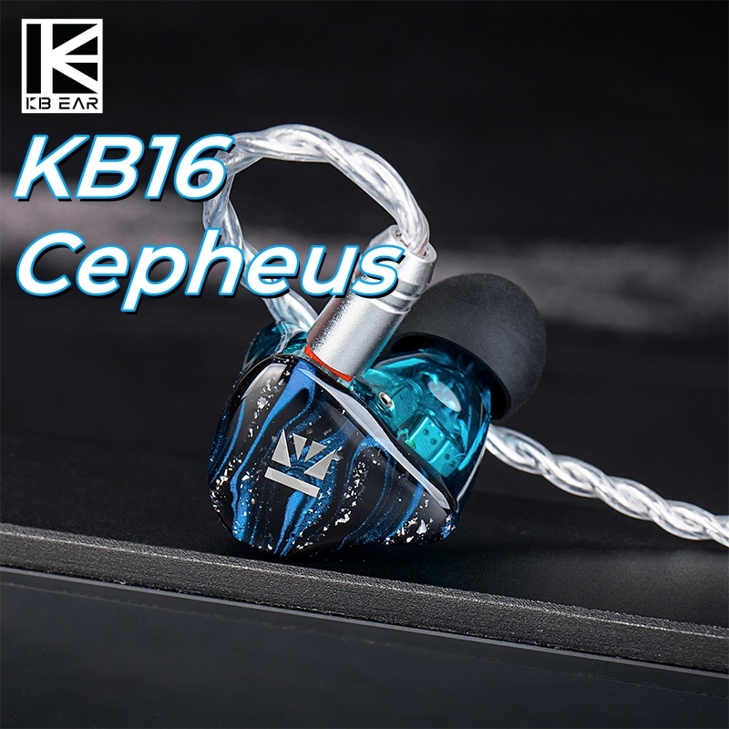 Planar Magnetic Iem Earphones - KBEAR Cepheus KB16 In-Ear Kabel Sirkuit