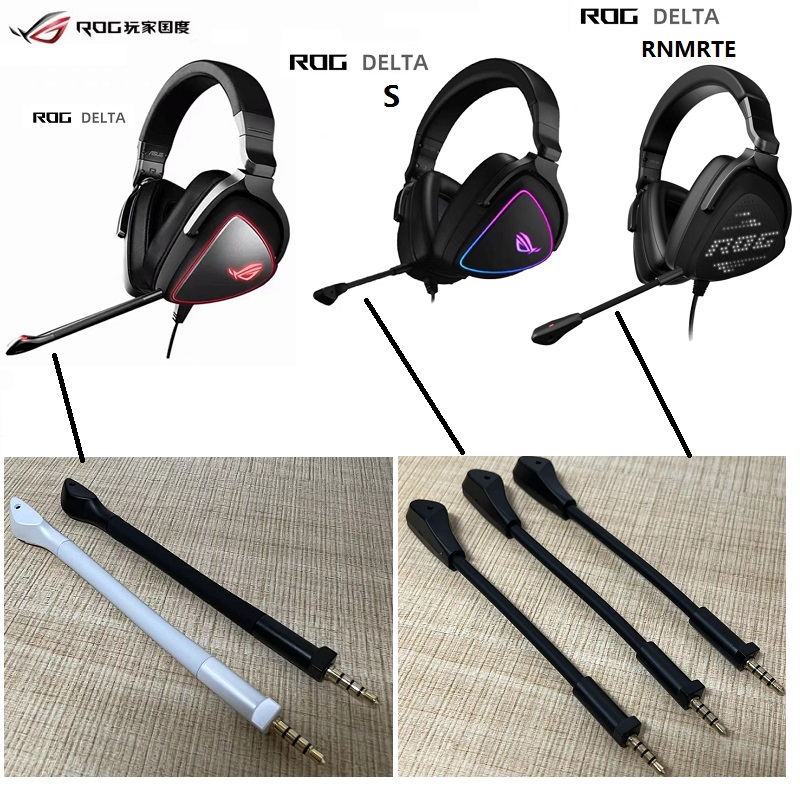 Gaming Headset With Mic Rgb - Mikrofon asli untuk ASUS ROG Delta