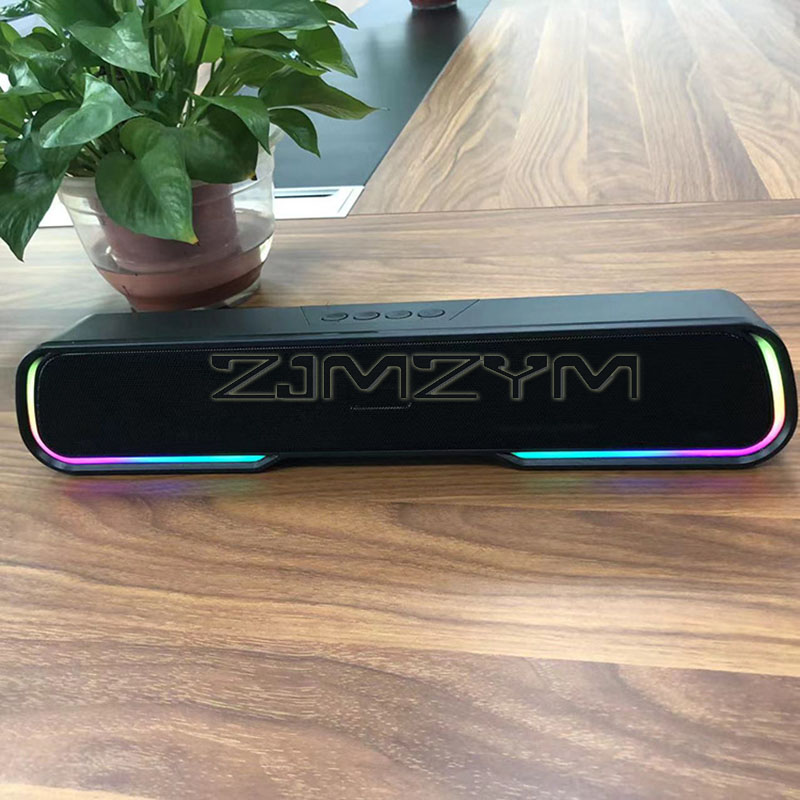 Rgb Computer Soundbar For Pc - Lampu RGB Speaker Bluetooth Soundbar Teater