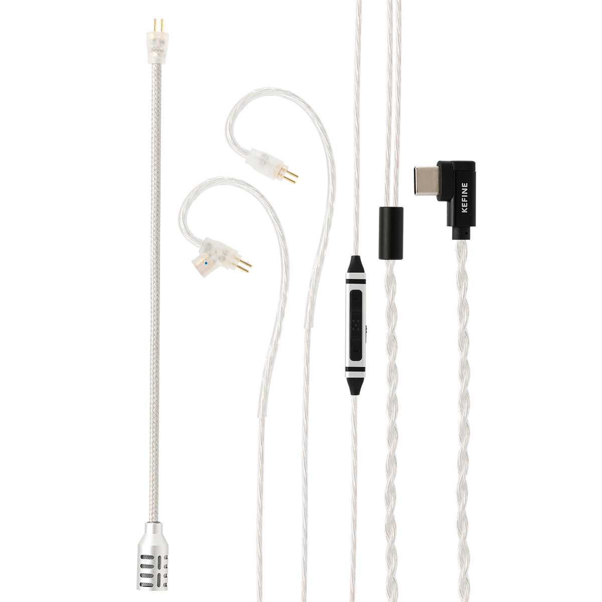 Type C Wired Earphones With Mic - Kabel Gaming Kefine untuk Earphone Berkabel