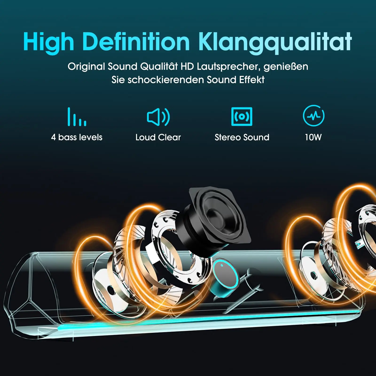 Soundbar Gaming, Speaker USB S - Rgb Computer Soundbar For Pc ulasan dan harga