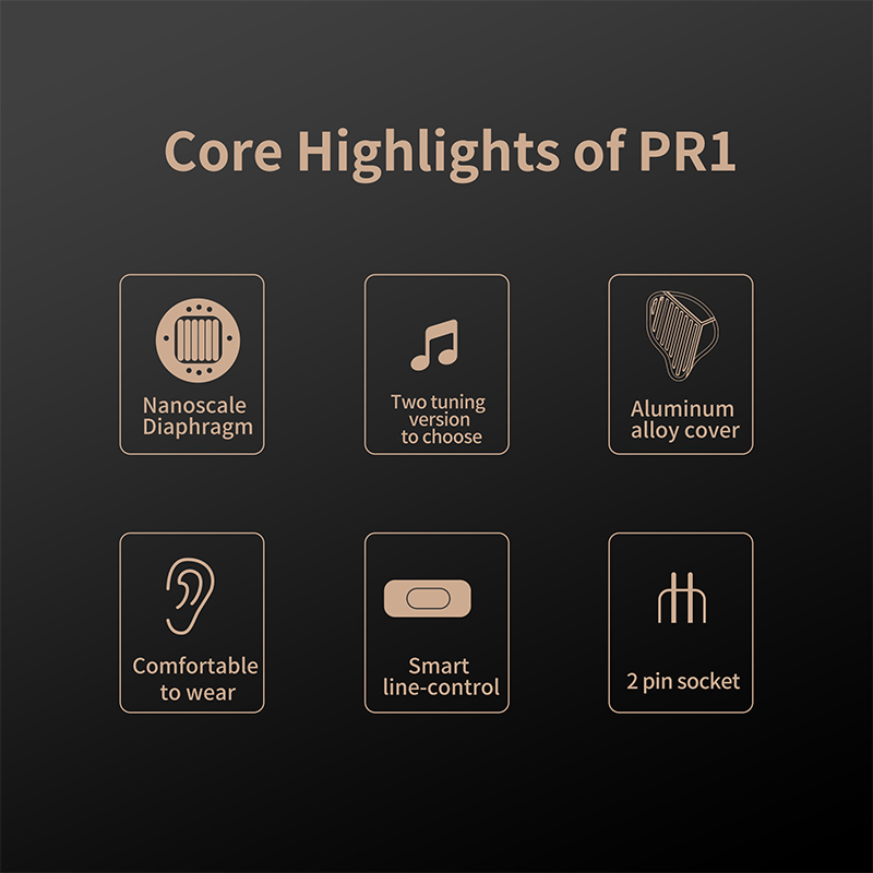 KZ PR1 Earphone Berkabel In-Ea - Planar Magnetic Iem Earphones ulasan dan harga