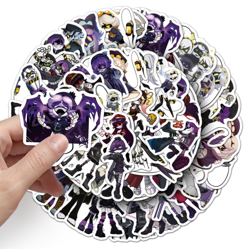 50 Buah Stiker Kartun Anime Mu - Drones ulasan dan harga