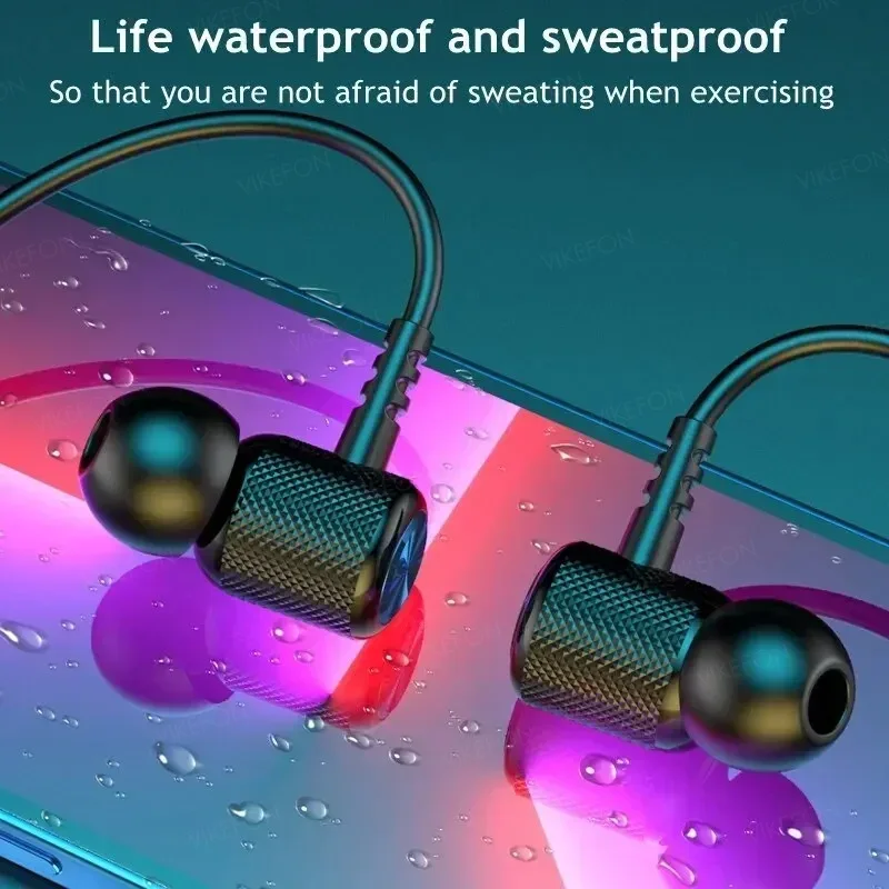 Headphone Nirkabel Bluetooth 5 - Magnetic Neckband Sports Earphones ulasan dan harga