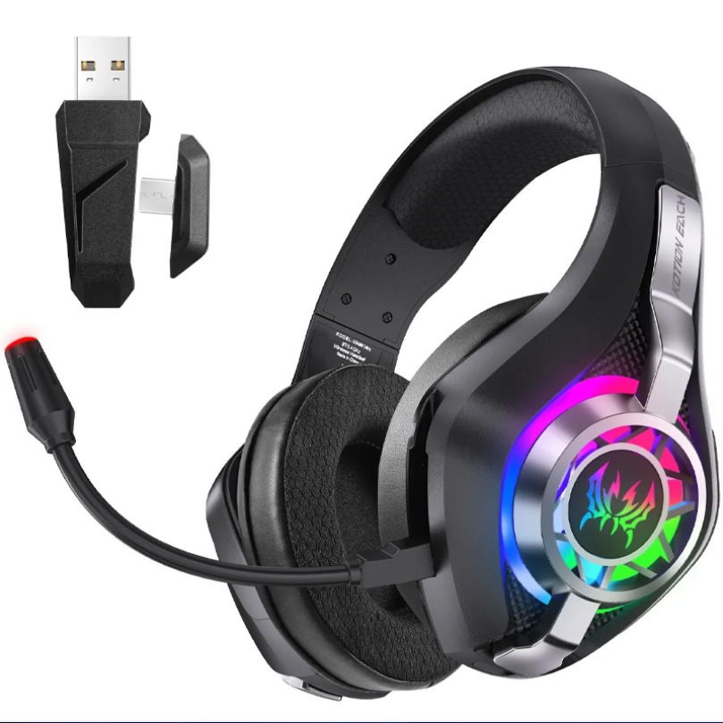 Headset Gaming Nirkabel GS400  - Gaming Headset With Mic Rgb ulasan dan harga