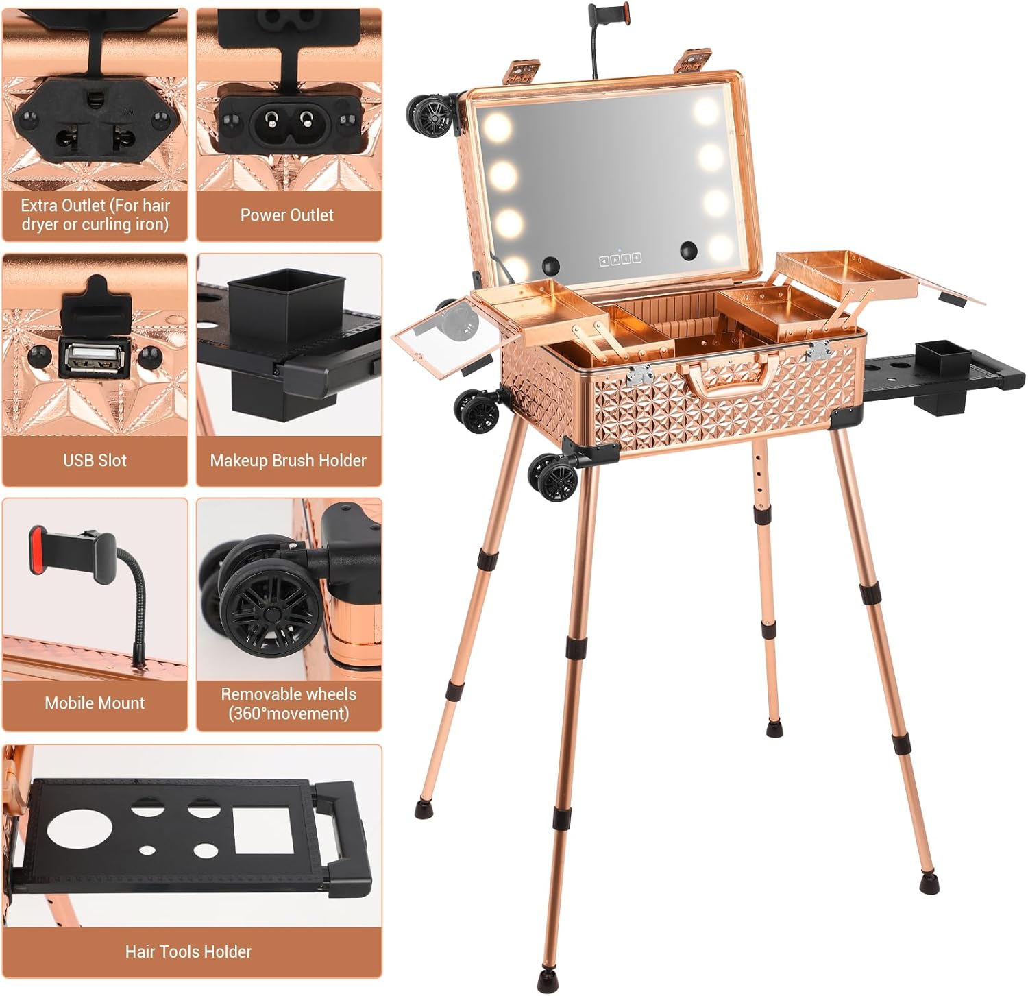 Kotak Organizer Kosmetik Profe - Speakers ulasan dan harga