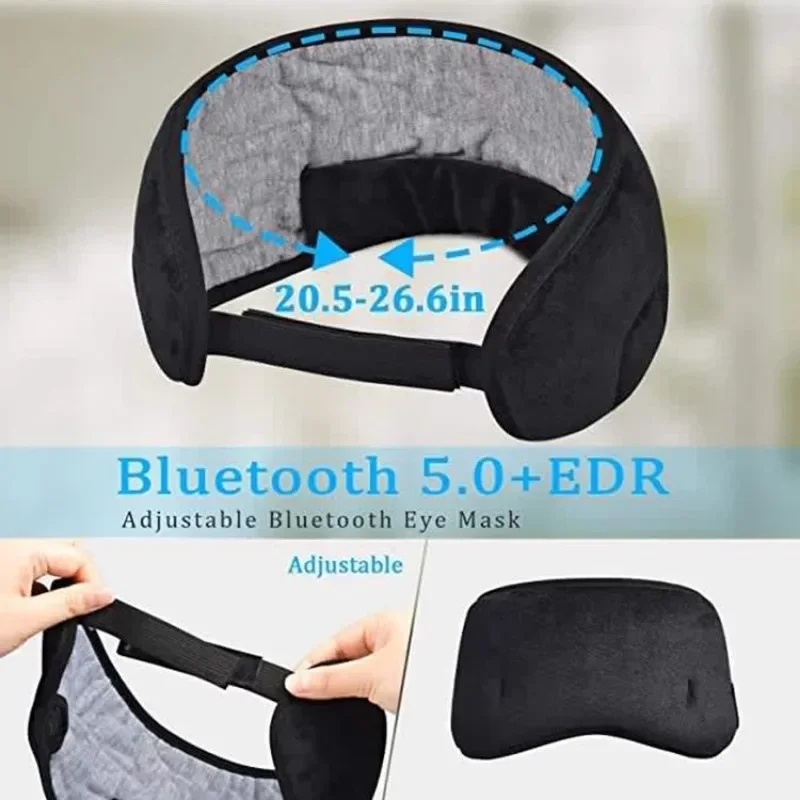 Masker Mata 3D Headphone Bluet - Sleep Mask Headphones Bluetooth ulasan dan harga