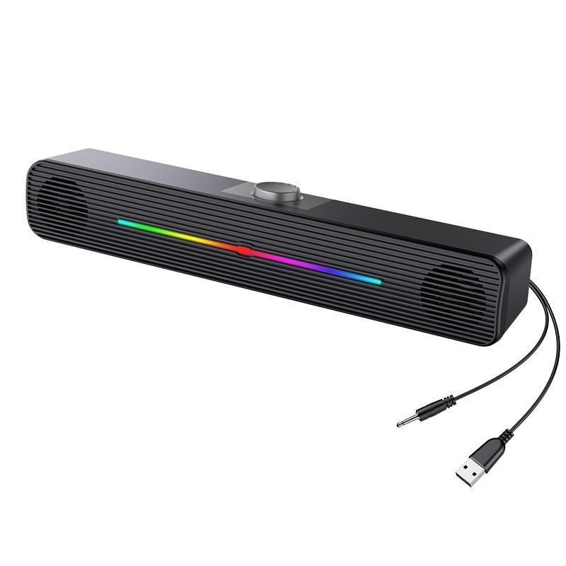 E-1407 Speaker Nirkabel RGB Gr - Rgb Computer Soundbar For Pc ulasan dan harga