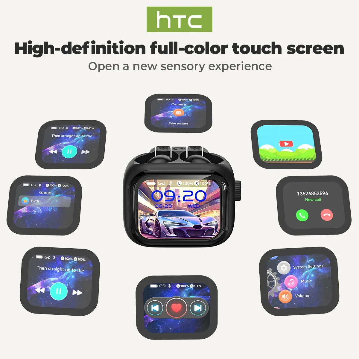 Layar Ultra HD HTC NE40 Earpho - Sleep Mask Headphones Bluetooth ulasan dan harga