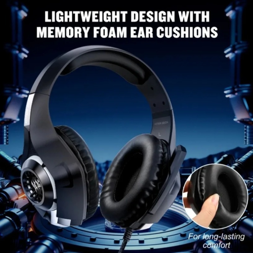 Headphone Gaming Berkabel deng - Gaming Headset With Mic Rgb ulasan dan harga