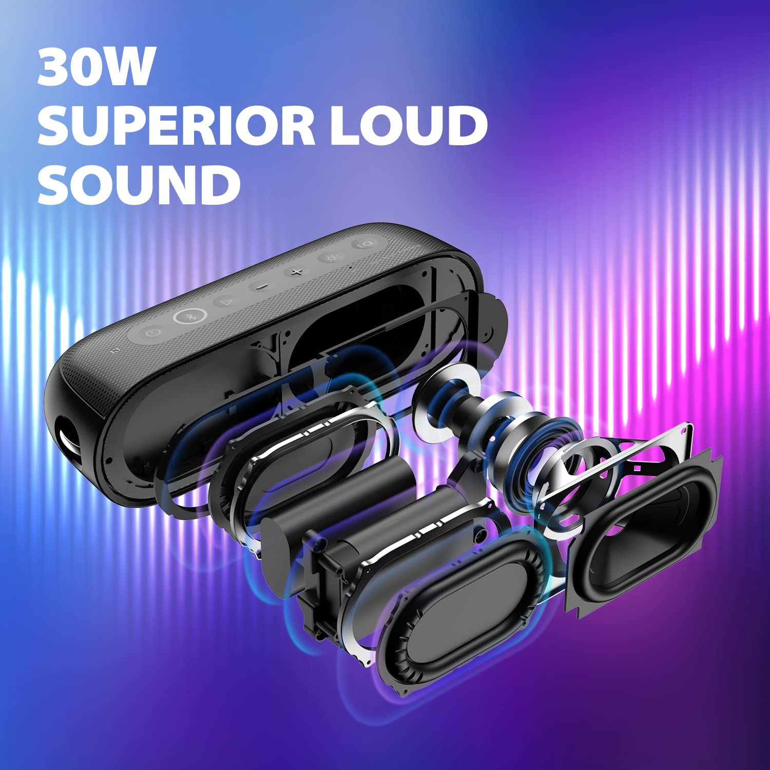 Tribit 30W Speaker Portabel Lu - Portable Bluetooth Speaker Waterproof Ipx7 ulasan dan harga