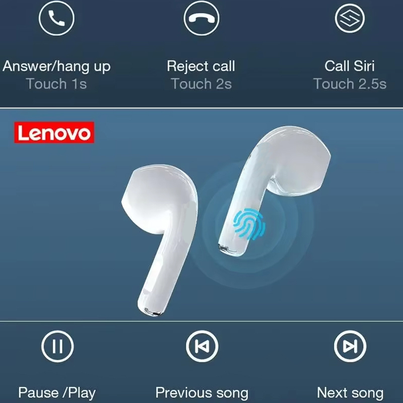 Headphone Nirkabel Lenovo HT38 - Tws Earbuds Bluetooth 5.3 ulasan dan harga
