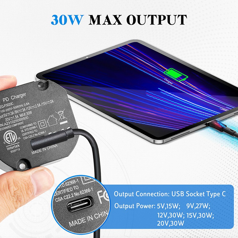 Adaptor AC ke USB C, Catu Daya - Tablets ulasan dan harga