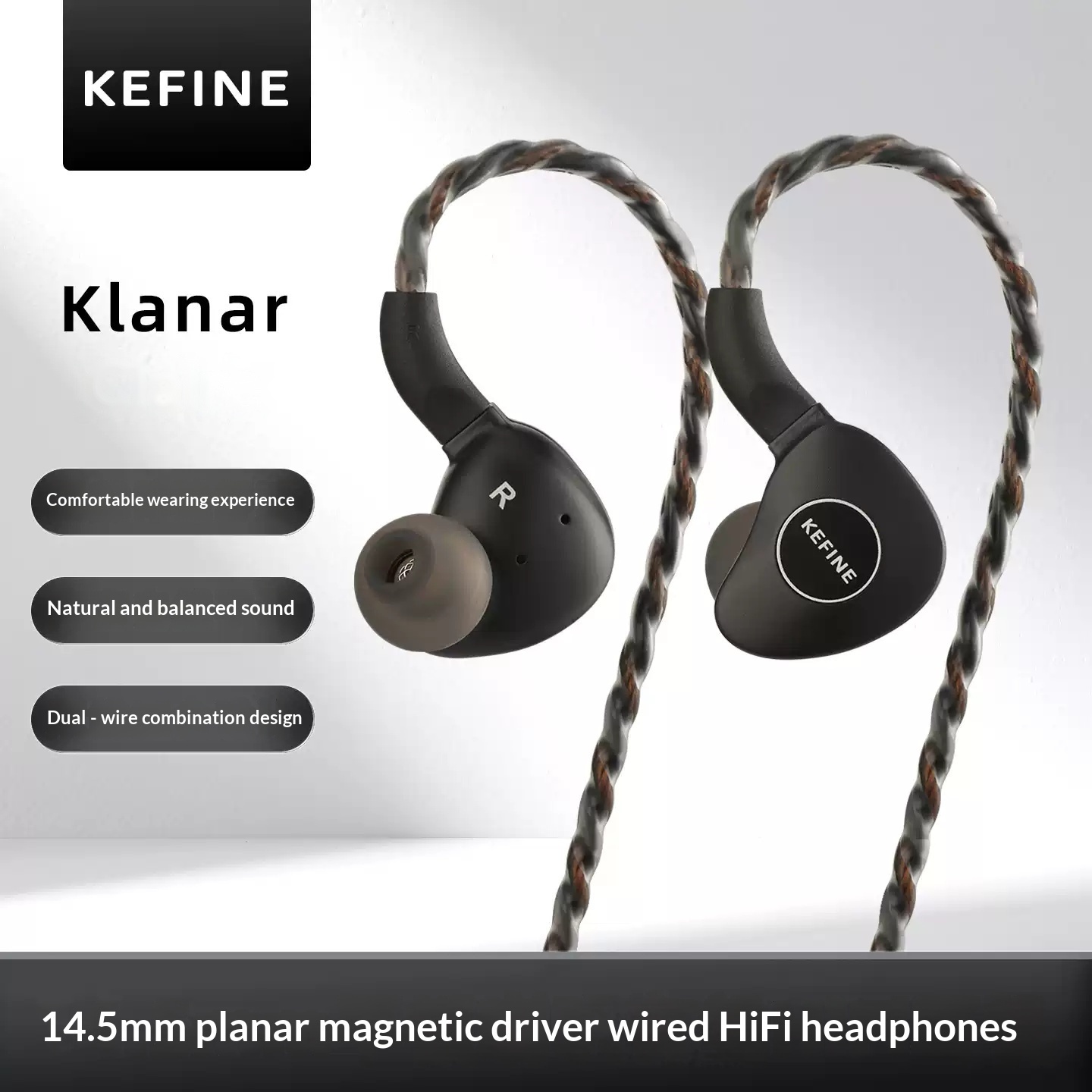 KEFINE Klanar 14.5mm Planar Ma - Planar Magnetic Iem Earphones ulasan dan harga
