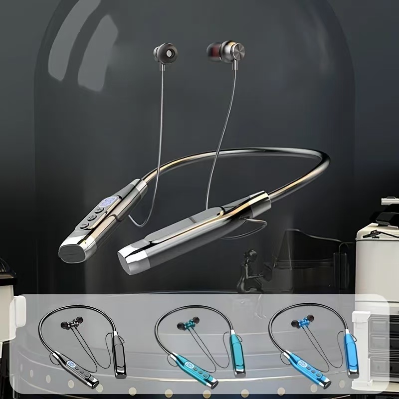 Headphone nirkabel Stereo seja - Magnetic Neckband Sports Earphones ulasan dan harga