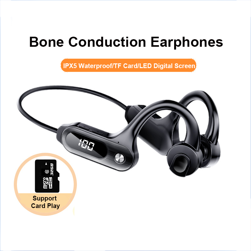 Earbud Bluetooth 5.3, konduksi - Bone Conduction Running Headphones ulasan dan harga
