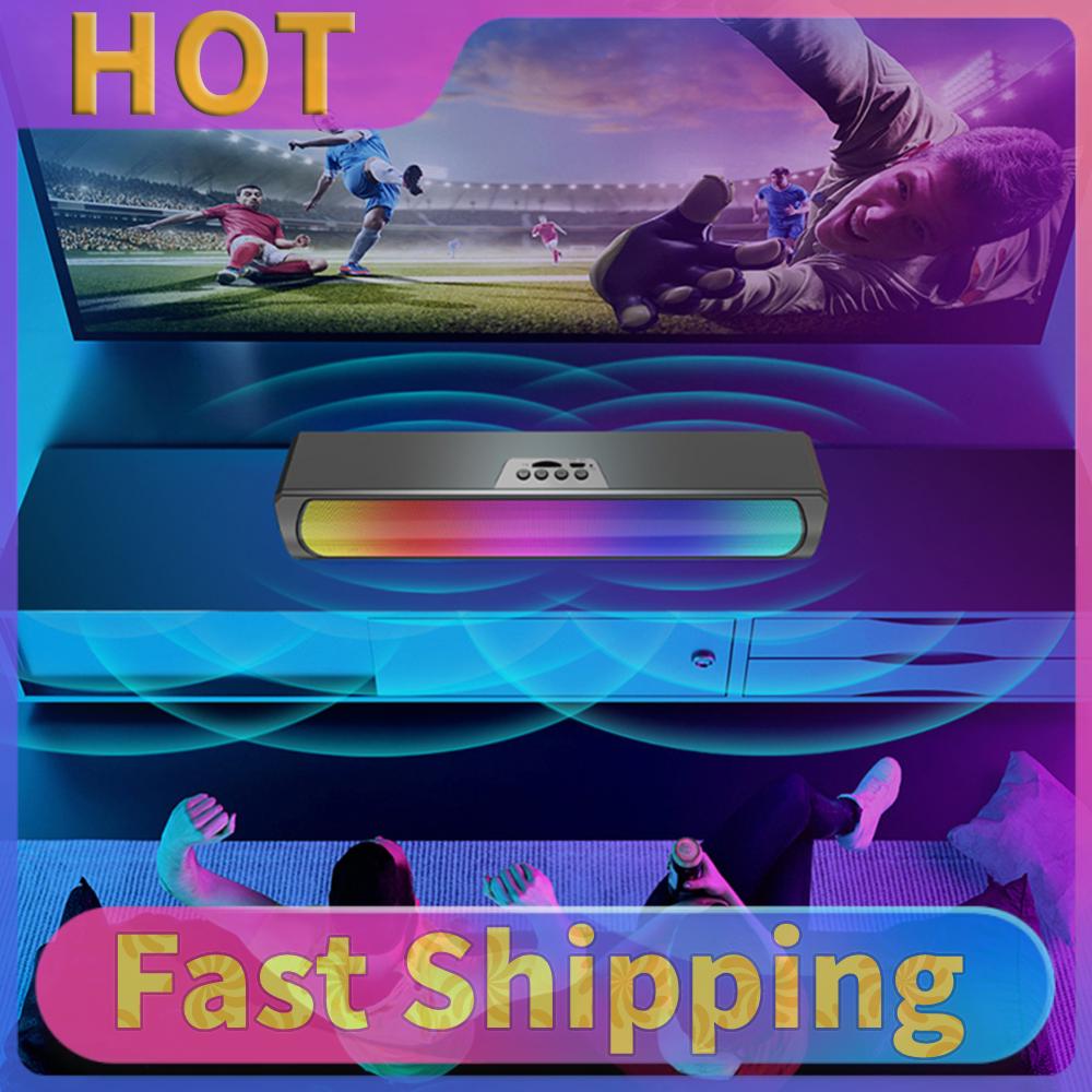 Speaker Bar Suara Komputer Por - Rgb Computer Soundbar For Pc ulasan dan harga