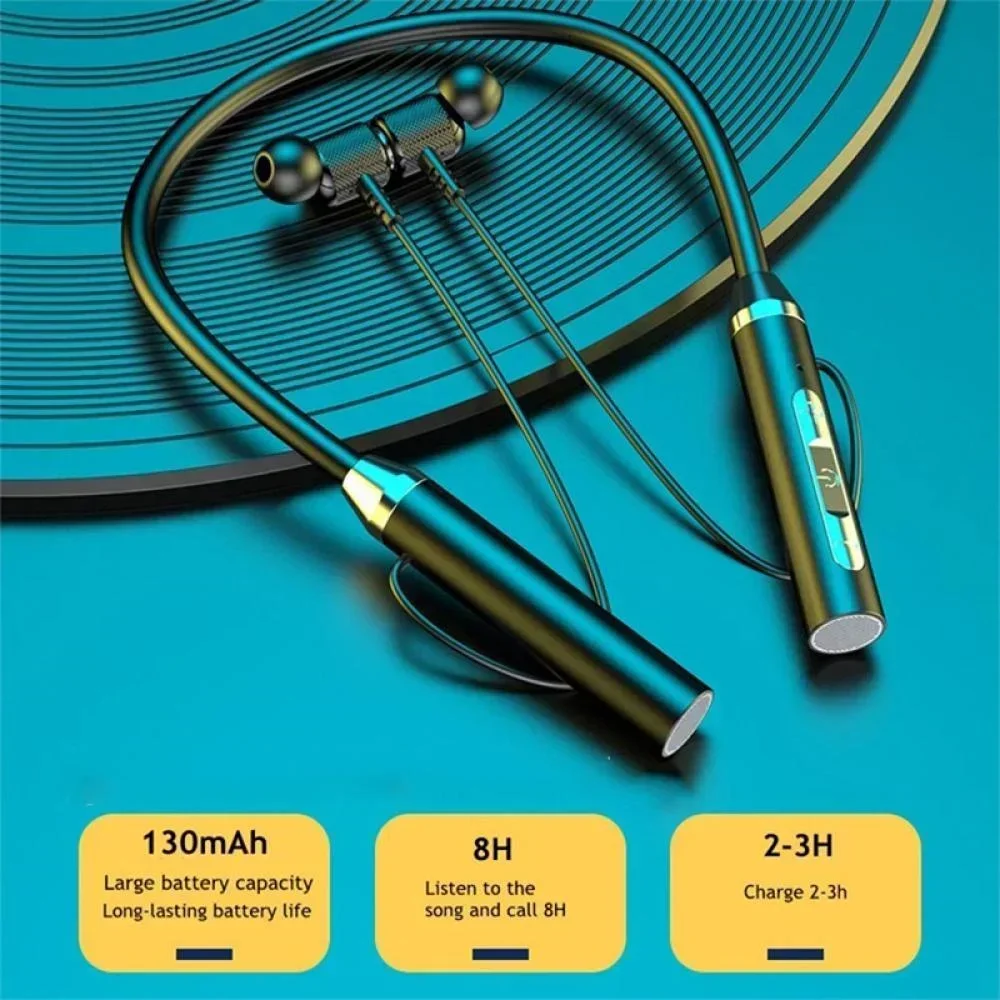 Headset Bluetooth K58 baru, he - Magnetic Neckband Sports Earphones ulasan dan harga