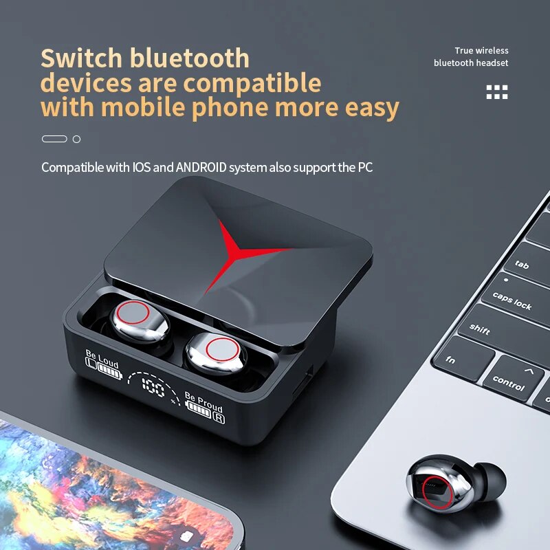 TWS M90 Pro Headphone Nirkabel - Tws Earbuds Bluetooth 5.3 ulasan dan harga