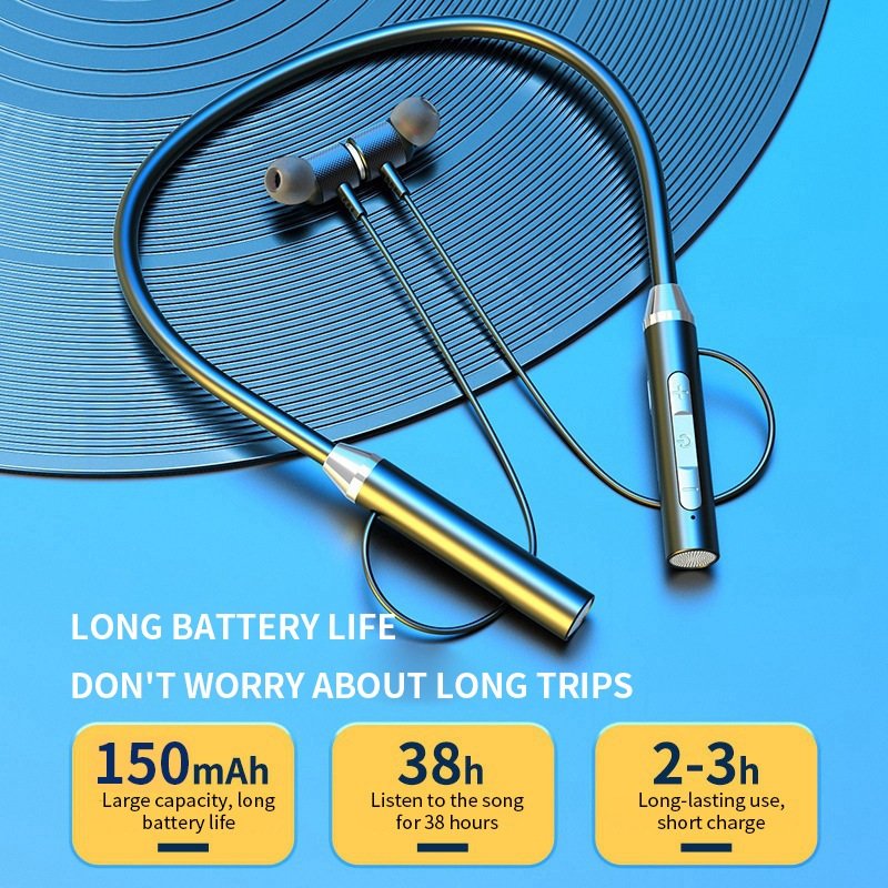 Earphone Bluetooth Nirkabel 9D - Magnetic Neckband Sports Earphones ulasan dan harga