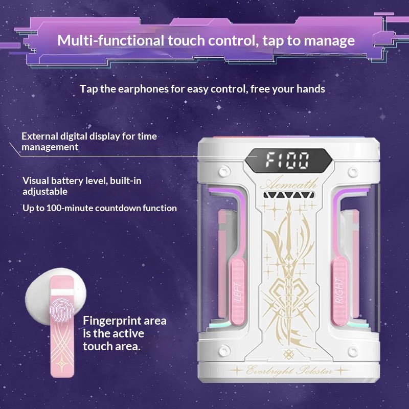 Earphone Bluetooth Anime Elysi - Headphones ulasan dan harga