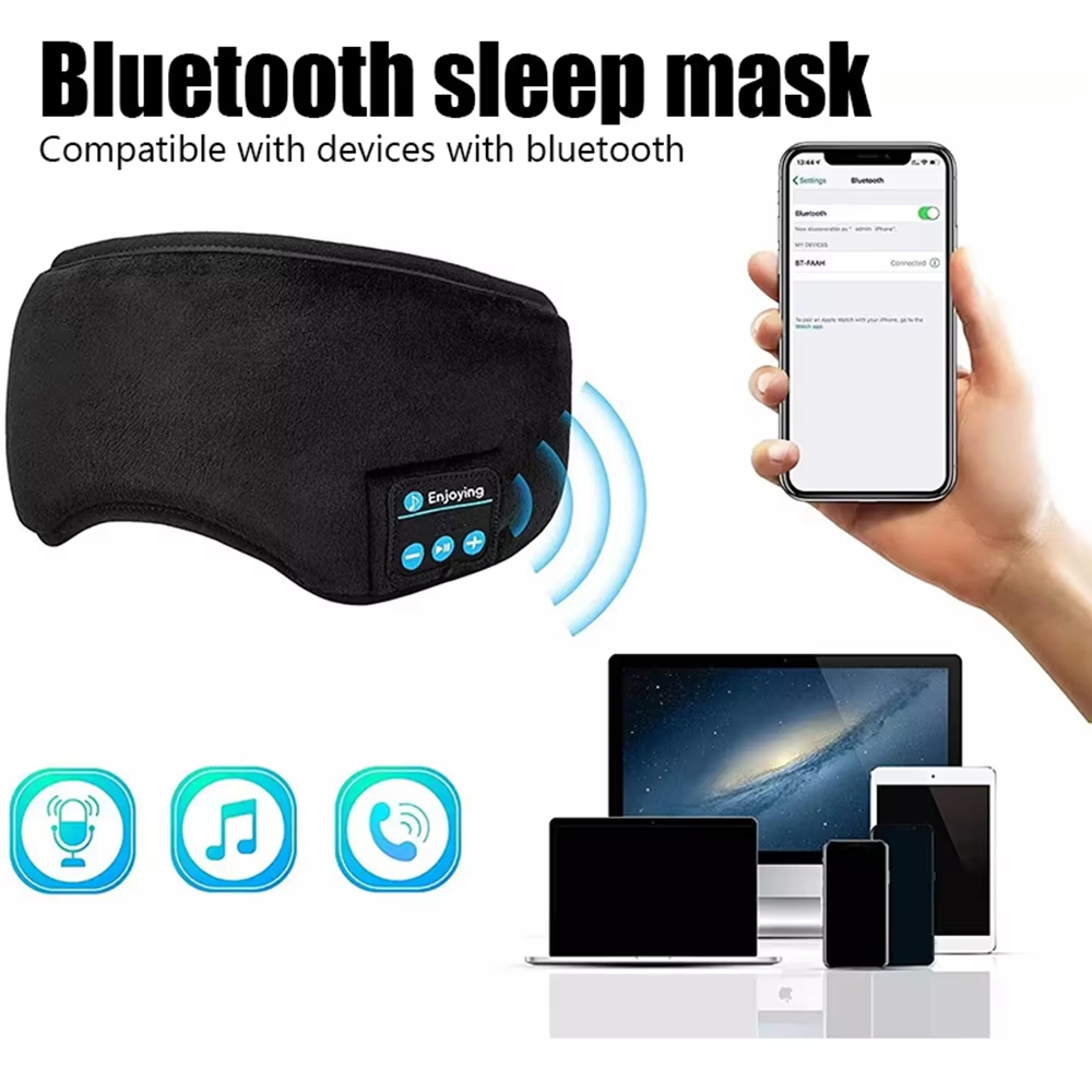 Headband Bluetooth Fone Earpho - Sleep Mask Headphones Bluetooth ulasan dan harga