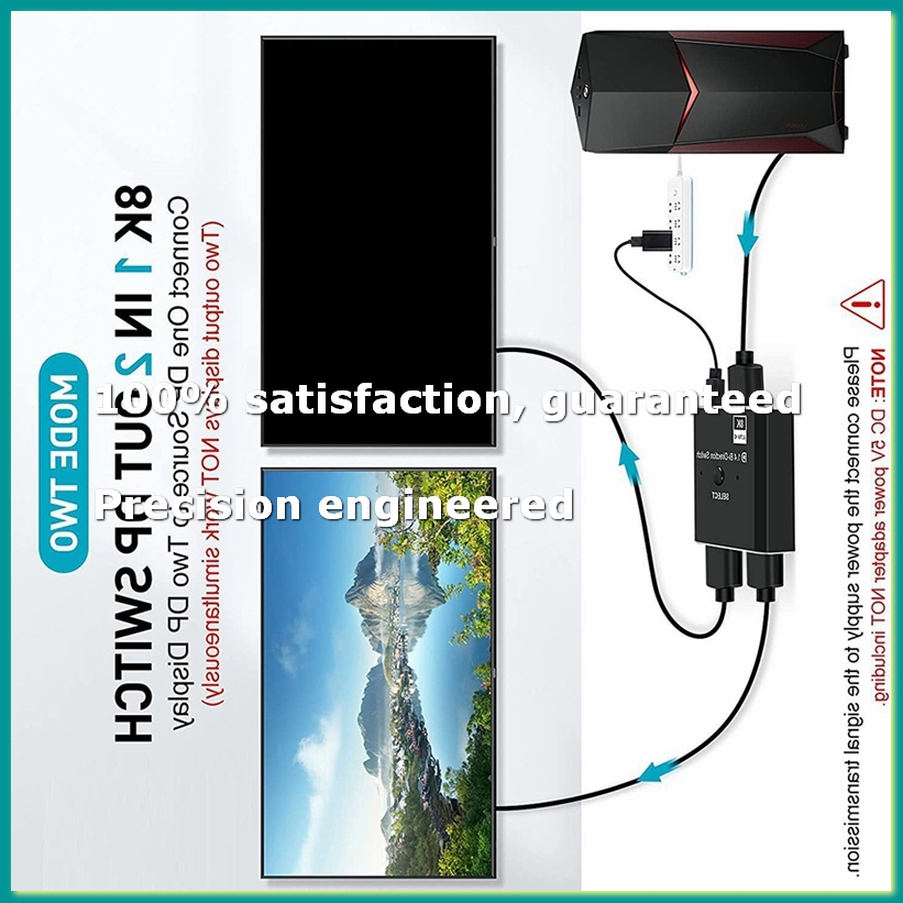 Sakelar DisplayPort 8K 2 in 1  - Laptops ulasan dan harga