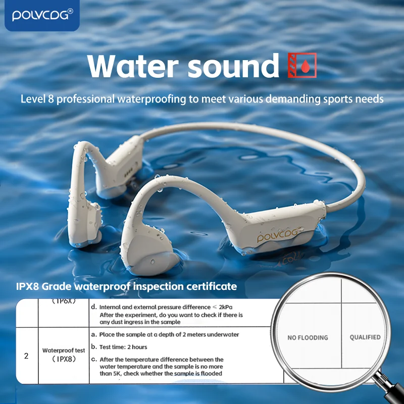 POLVCDG Headset Konduksi Tulan - Bone Conduction Running Headphones ulasan dan harga