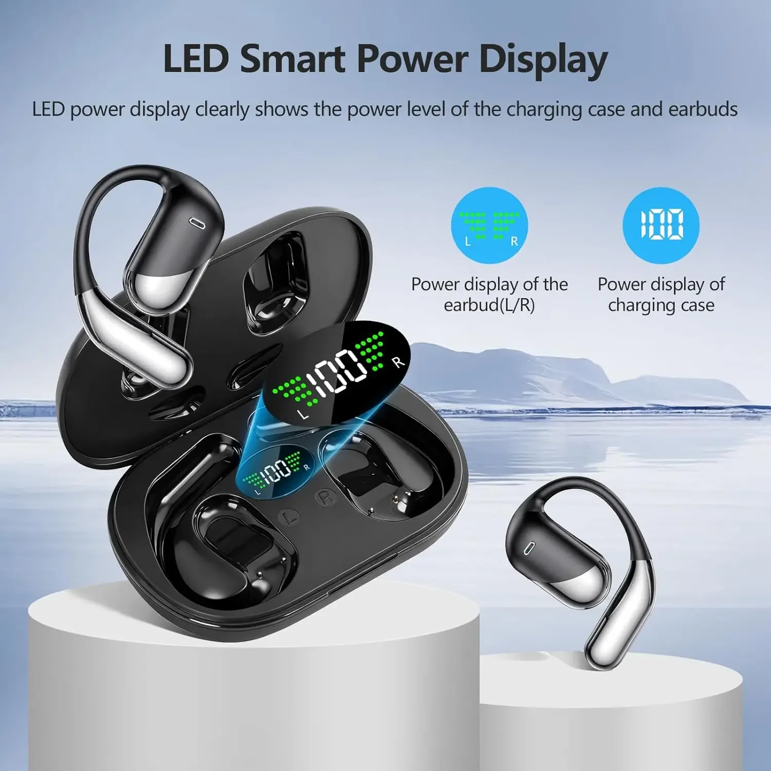 Earbud Nirkabel Sport Bluetoot - Anc Wireless Over Ear Headphones ulasan dan harga