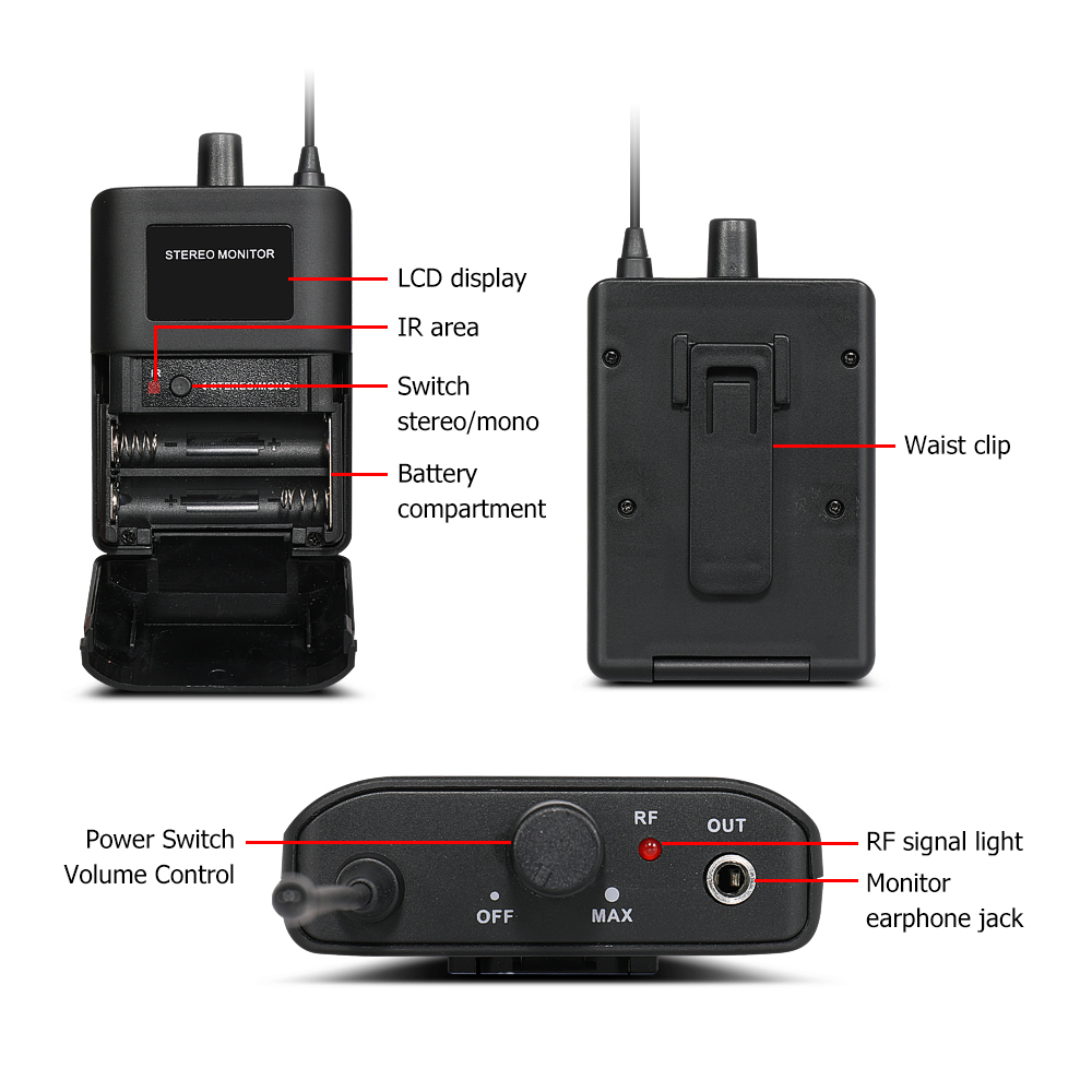 EYK EM100 instrumen tidak kabe - In Ear Monitors For Singers ulasan dan harga