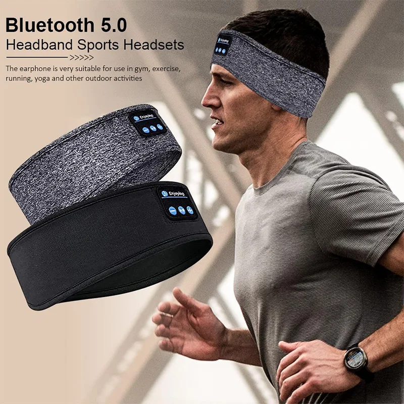 Earphone Bluetooth Ikat Kepala - Sleep Mask Headphones Bluetooth ulasan dan harga
